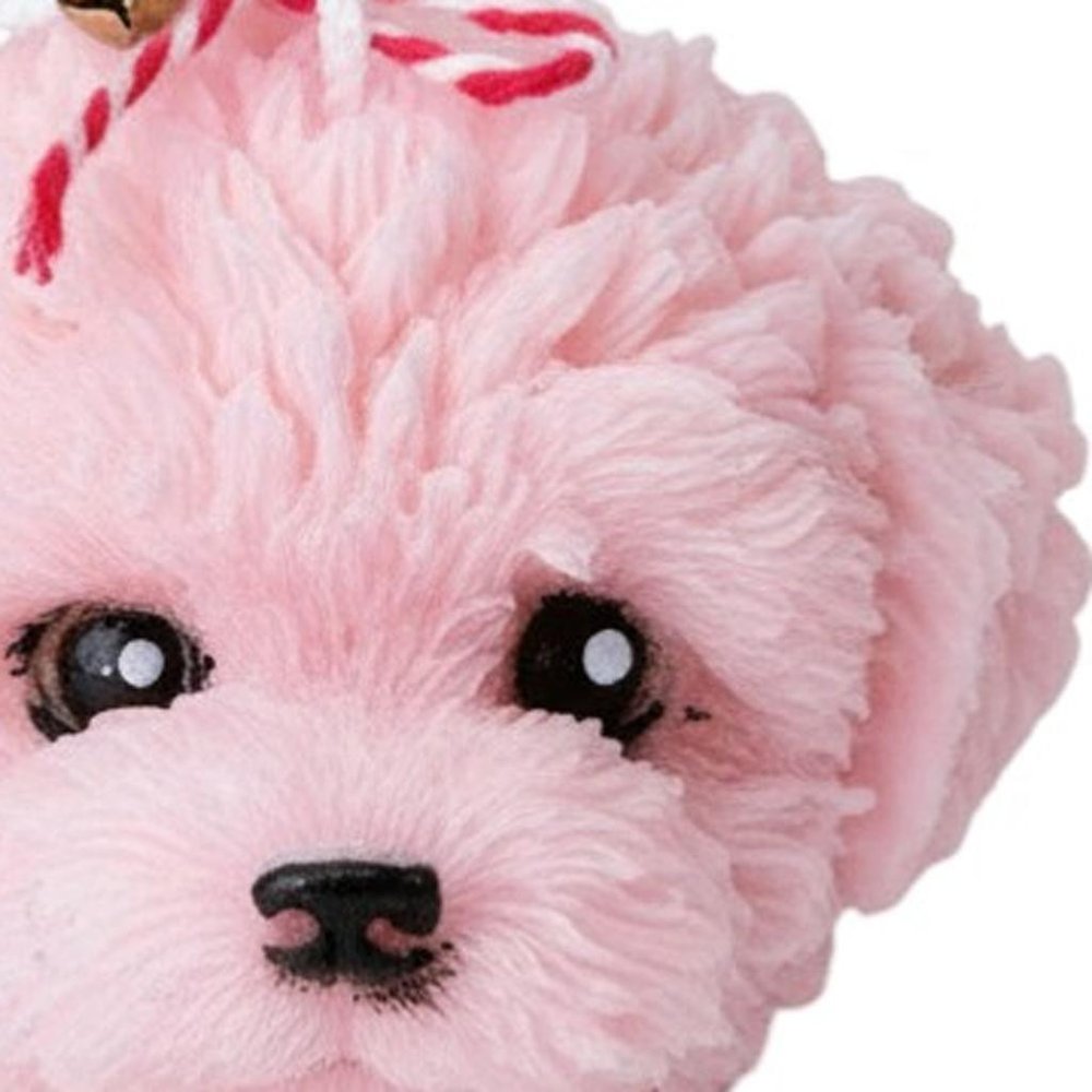 2" Pink Cashmere Plum Scented Dimensional Dog Candle Novelty Novelty — view 12
