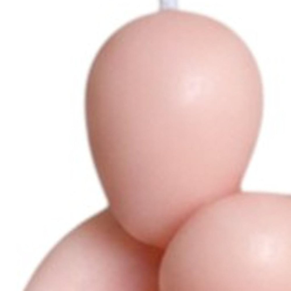 2" Peach Unscented Mother And Child Dimensional Candle — view 4