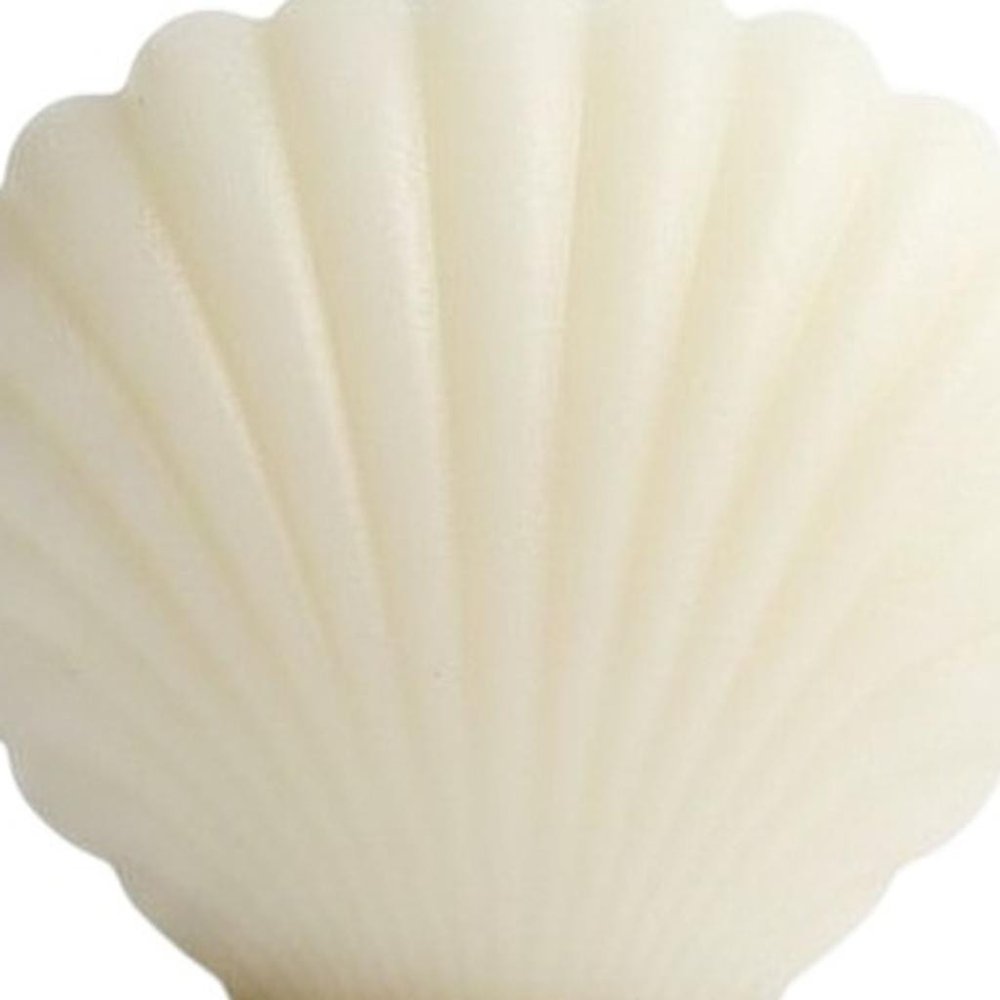 3" Ivory Black Ice Scented Dimensional Seashell Candle — view 25