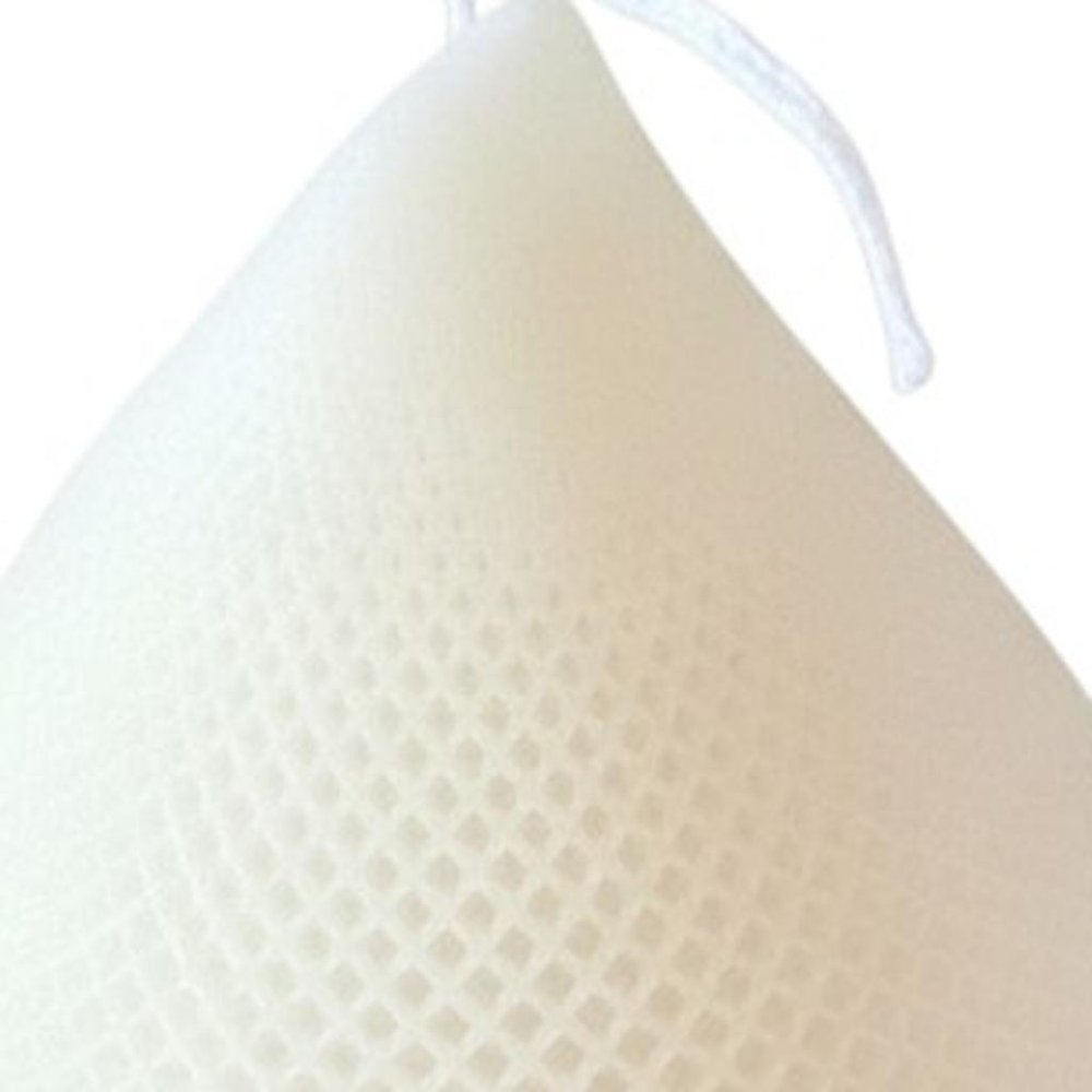 5" Ivory Black Ice Scented Dimensional Teardrop Candle Novelty Novelty HomeRoots