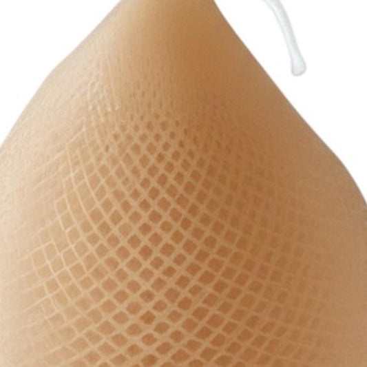 5" Brown Clean Cotton Scented Dimensional Teardrop Candle Novelty Novelty