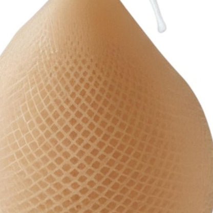 5" Brown Black Ice Scented Dimensional Teardrop Candle Novelty Novelty HomeRoots