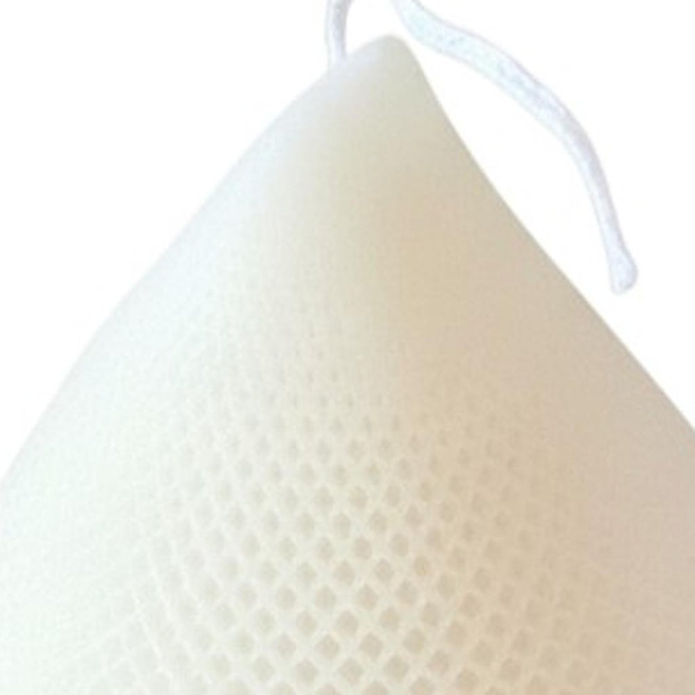 5" Ivory Black Ice Scented Dimensional Teardrop Candle Novelty Novelty HomeRoots