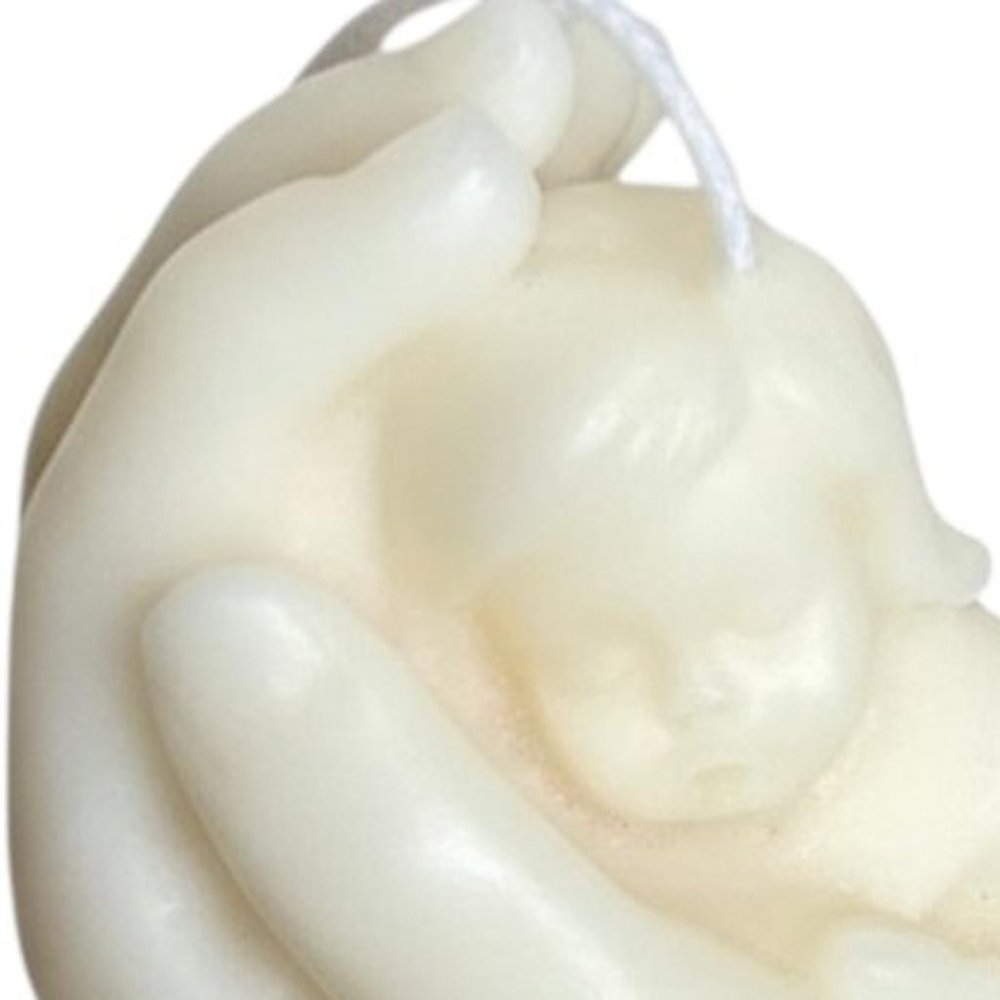 3" Ivory Black Ice Scented Baby Dimensional Candle — view 37