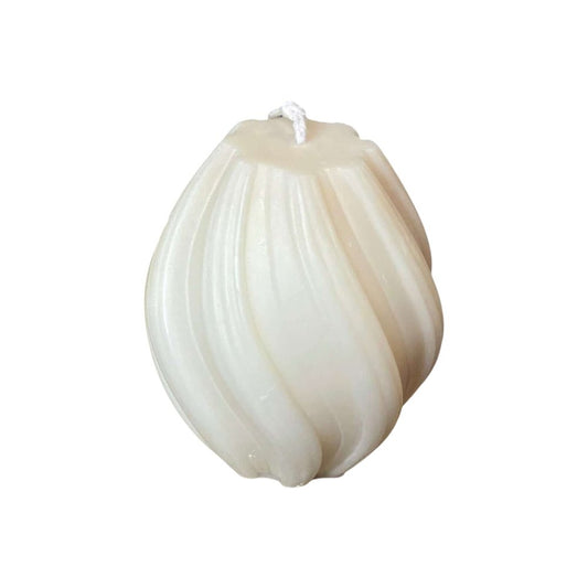 2" Ivory Rose Petals Scented Candle Cylinder Pillar HomeRoots