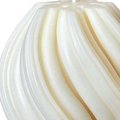 4" Ivory Rose Petals Scented Candle Cylinder Pillar HomeRoots