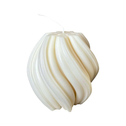 4" Ivory Rose Petals Scented Candle Cylinder Pillar HomeRoots
