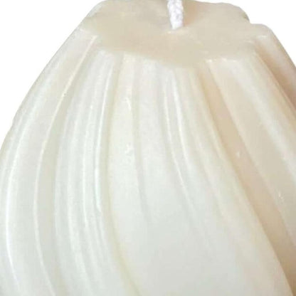 2" Ivory Rose Petals Scented Candle Cylinder Pillar HomeRoots