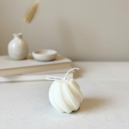 2" Ivory Rose Petals Scented Candle Cylinder Pillar HomeRoots