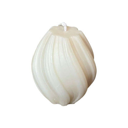 2" Ivory Rose Petals Scented Candle Cylinder Pillar HomeRoots