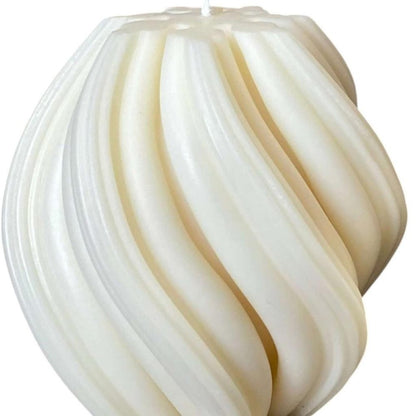 4" Ivory Rose Petals Scented Candle Cylinder Pillar HomeRoots