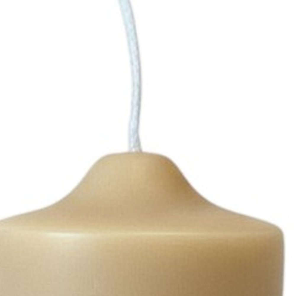 2" Almond Unscented Candle Round Pillar — view 2
