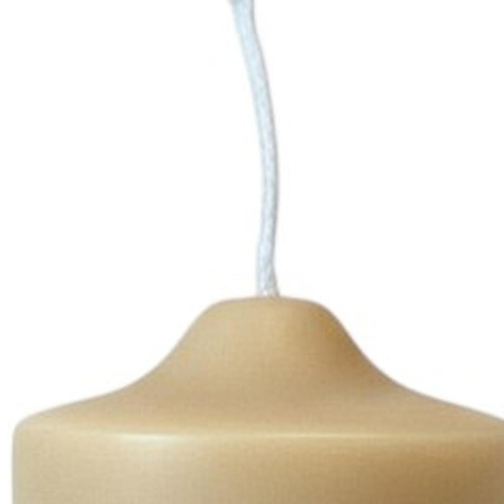 2" Almond White Tea Scented Candle Round Pillar — view 13