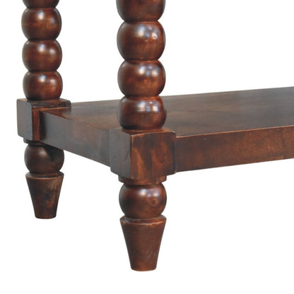 35" Tan And Dark Brown Genuine Leather And Solid Wood Upholstered Storage Bench With Drawers And Shelves HomeRoots