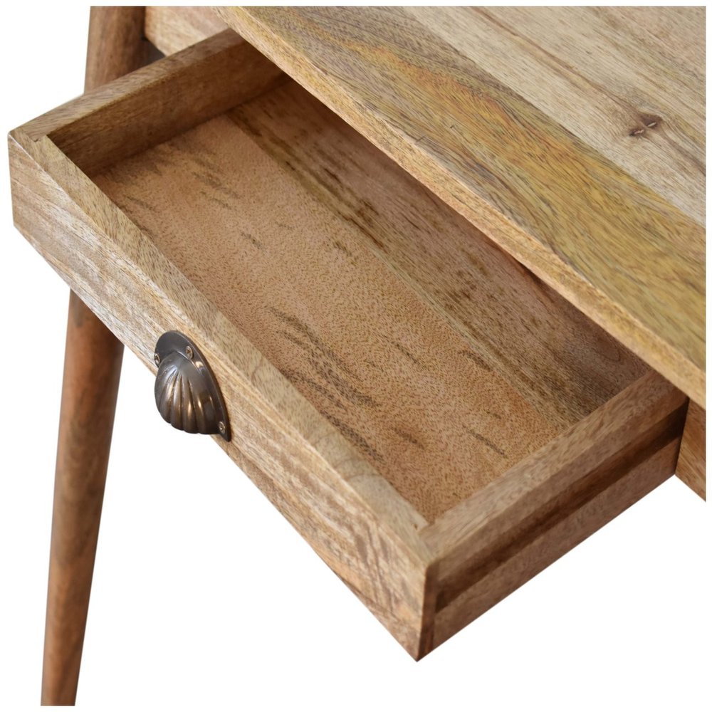 32" Brown Solid Wood Writing Desk — view 5