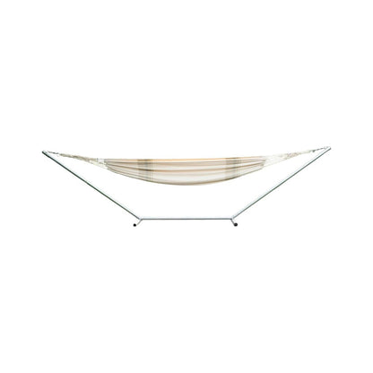 Off White Striped Single Spreader Bar Hammock HomeRoots