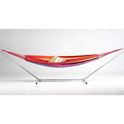 Pink Lavender Red And Yellow Striped Single Spreader Bar Hammock HomeRoots