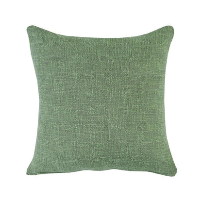 20" Green And Pine Green Diamond Cotton Throw Pillow Cover