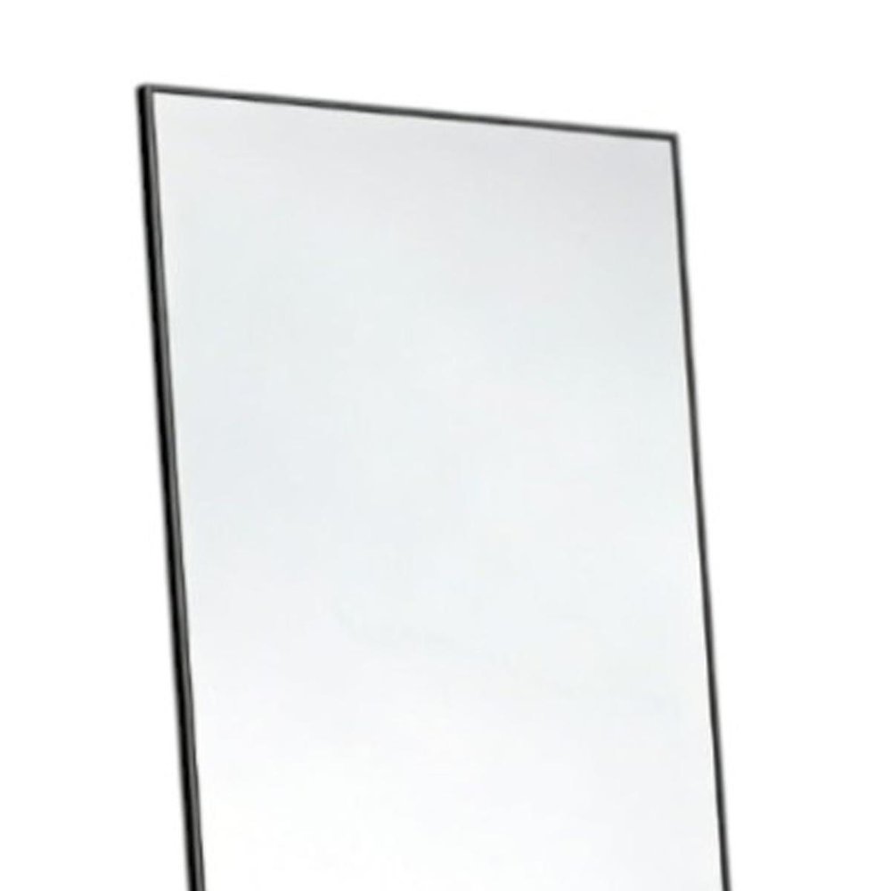 55" Black Aluminum Freestanding And Wall Mounted Framed Full Length Mirror — view 5