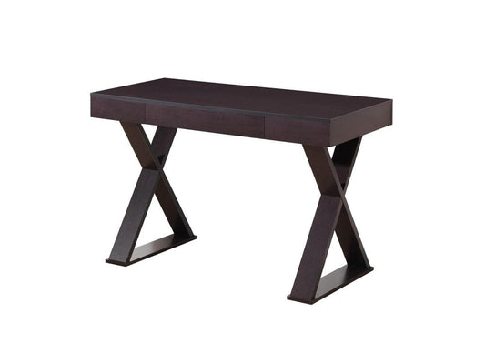 47" Espresso Wood Writing Desk