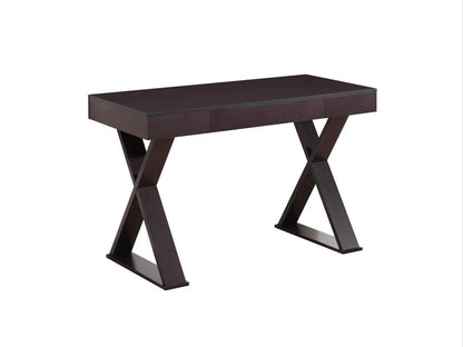47" Espresso Wood Writing Desk