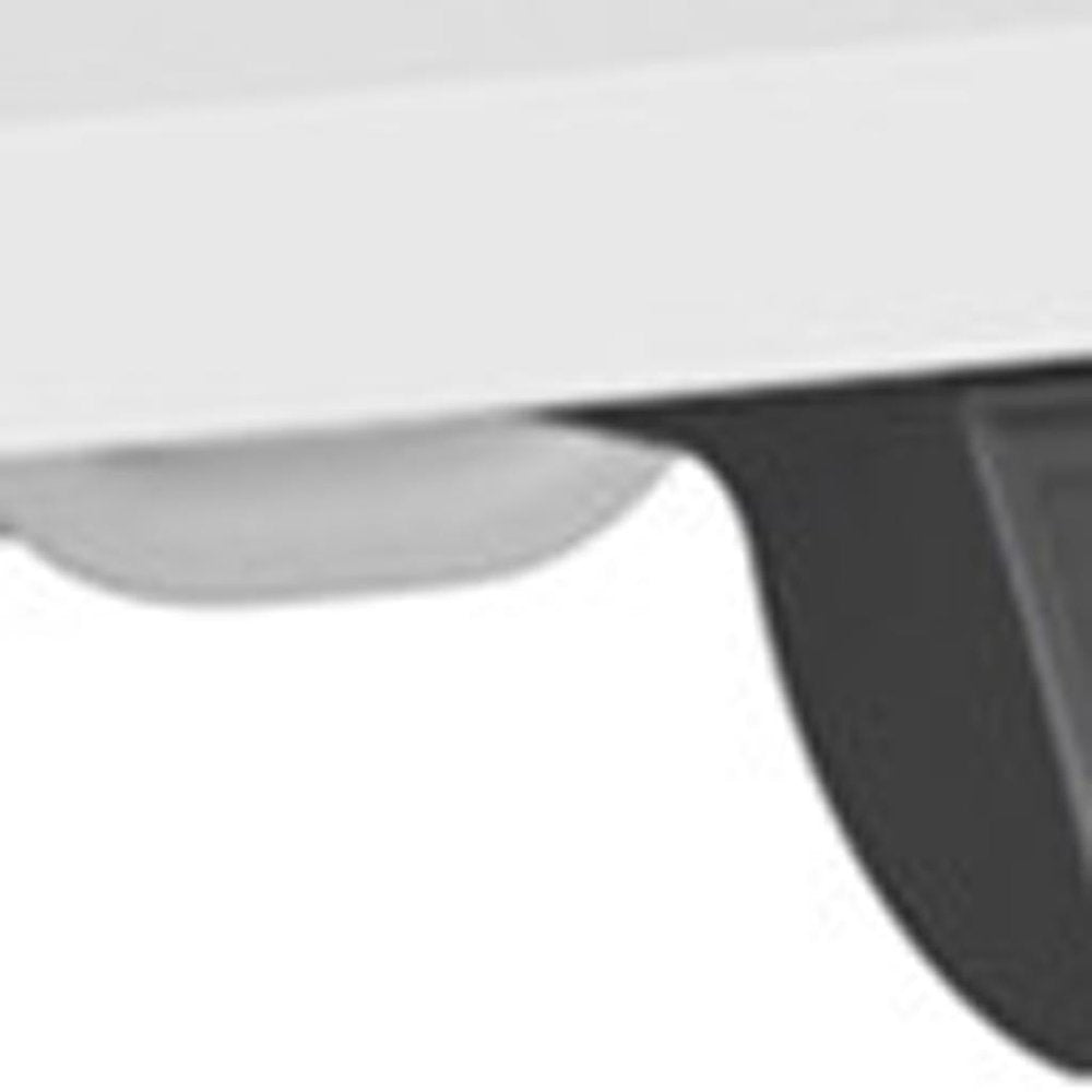 Adjustable White Wood and Steel Standing Desk — view 5