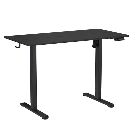 Adjustable Black Wood and Steel Standing Desk