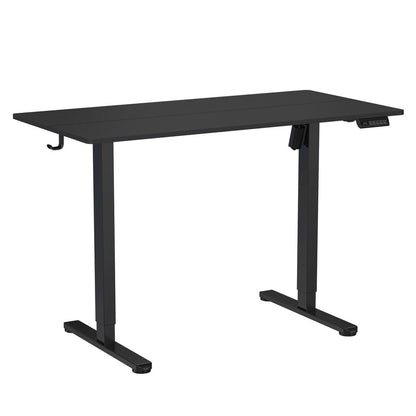Adjustable Black Wood and Steel Standing Desk HomeRoots