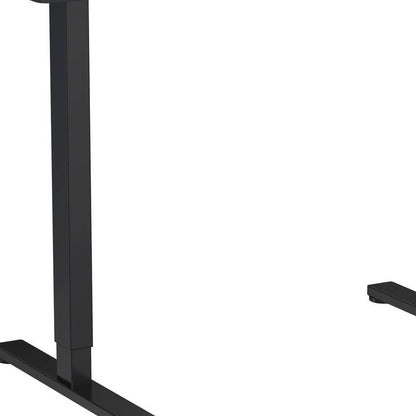 Adjustable Black Wood and Steel Standing Desk HomeRoots