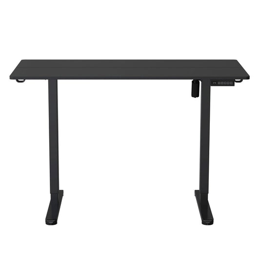 Adjustable Black Wood and Steel Standing Desk