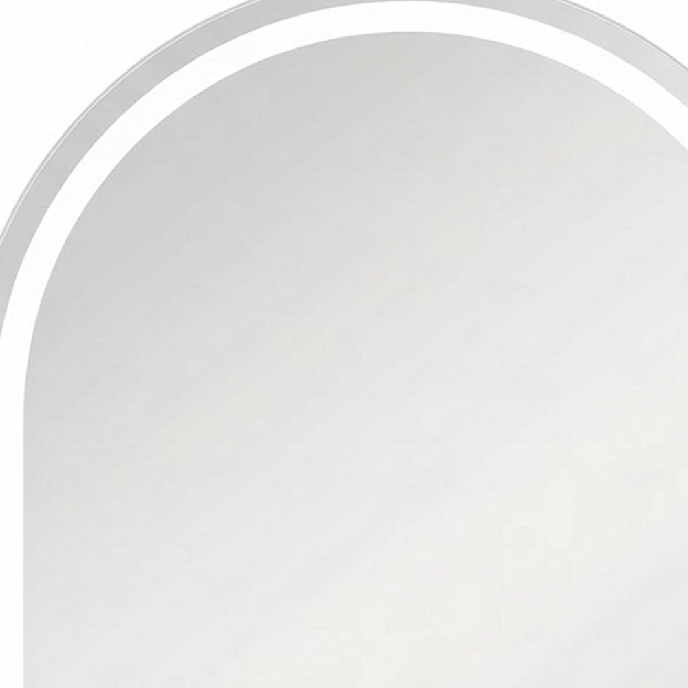 28" Arch Lighted Frameless Bathroom Vanity Mirror — view 4