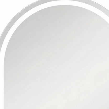 28" Arch Lighted Frameless Bathroom Vanity Mirror
