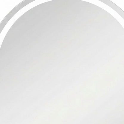 32" Arch Lighted Frameless Bathroom Vanity Mirror