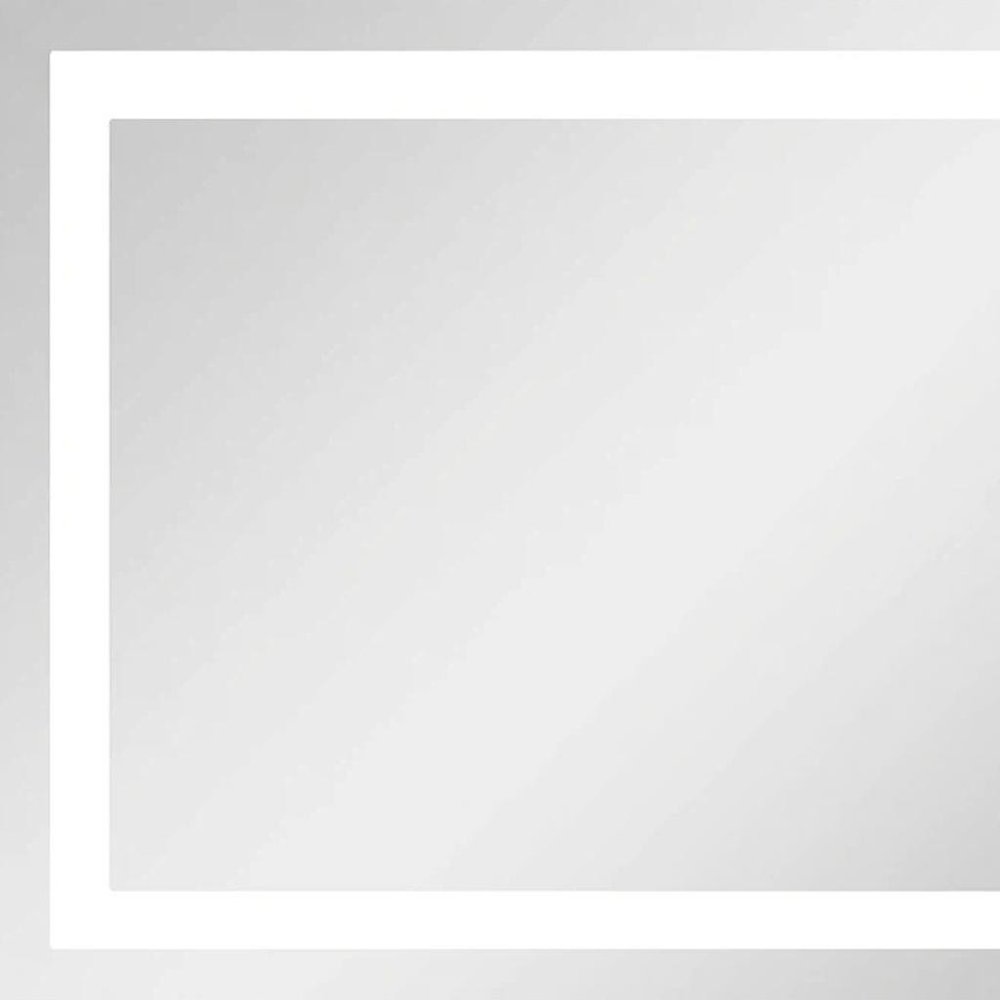 31" Lighted Frameless Anti Fog Bathroom Vanity Mirror