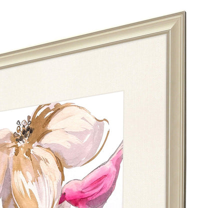 Set Of Two Bird Chatter Set of Set Gold Framed Wall Art HomeRoots