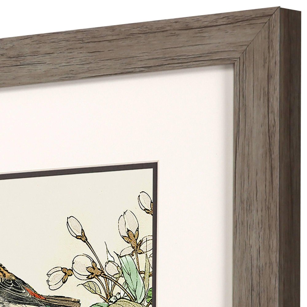 Set Of Two Timeless Nature Set of Set Brown Framed Wall Art HomeRoots