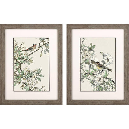 Set Of Two Timeless Nature Set of Set Brown Framed Wall Art HomeRoots