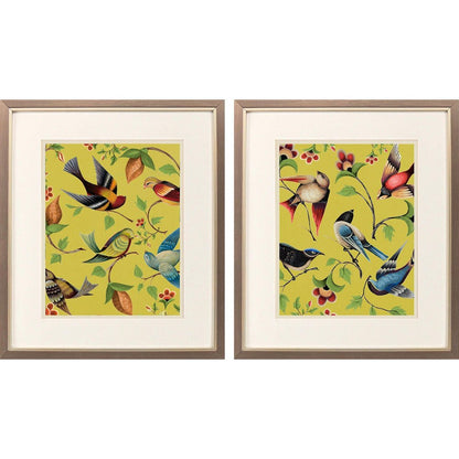Set Of Two Friends Meeting Set of Set Silver Framed Wall Art HomeRoots