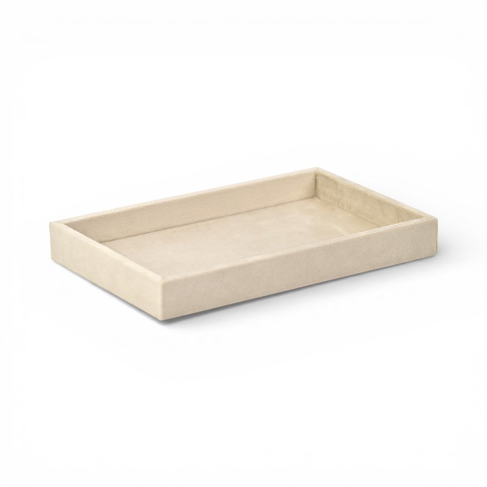9" Blue Velvet Handmade Trinket Tray — view 14