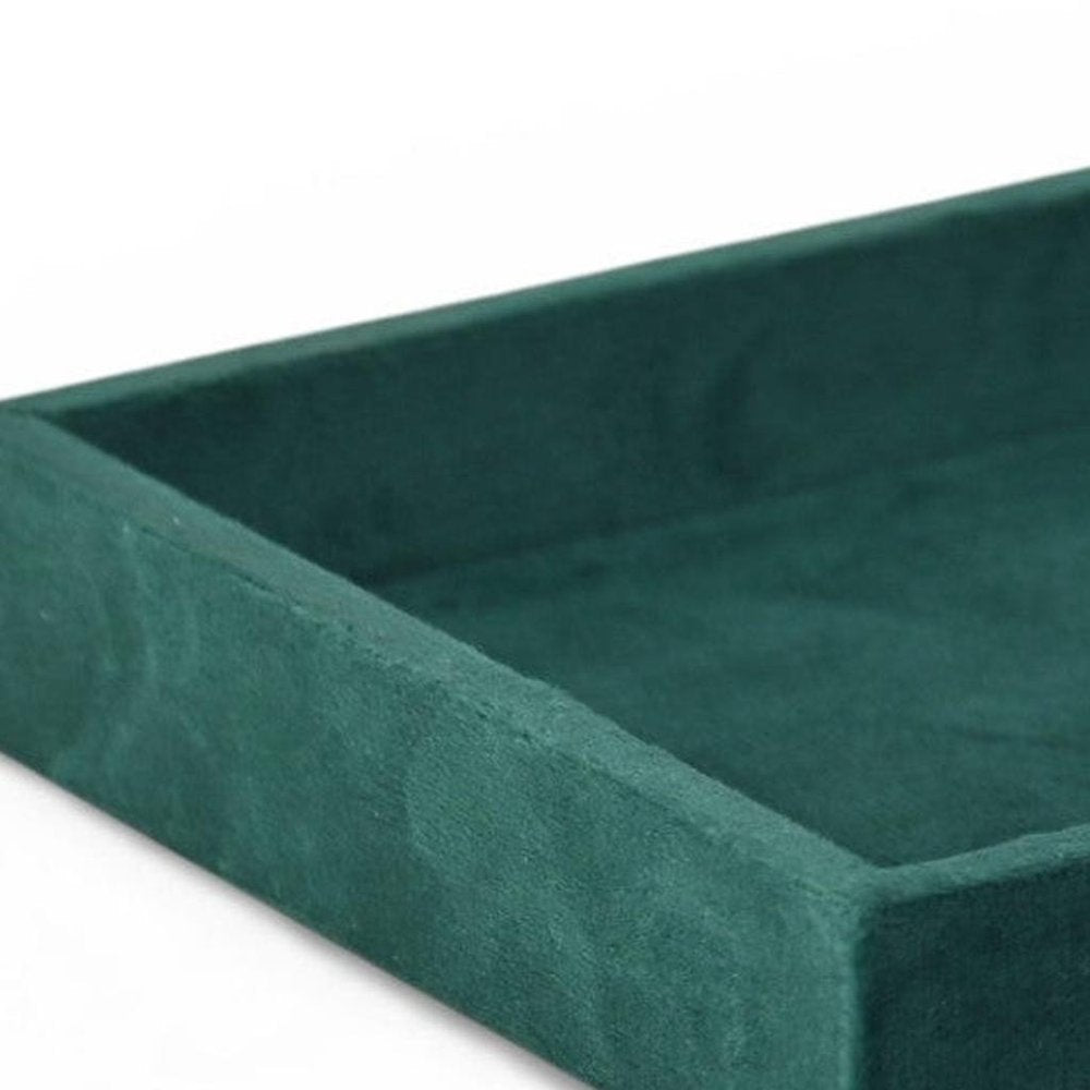 9" Blue Velvet Handmade Trinket Tray — view 24
