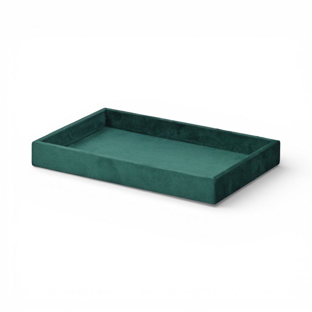 9" Blue Velvet Handmade Trinket Tray — view 22