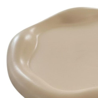 7" Pale Pink Resin Handmade Round Trinket Tray HomeRoots