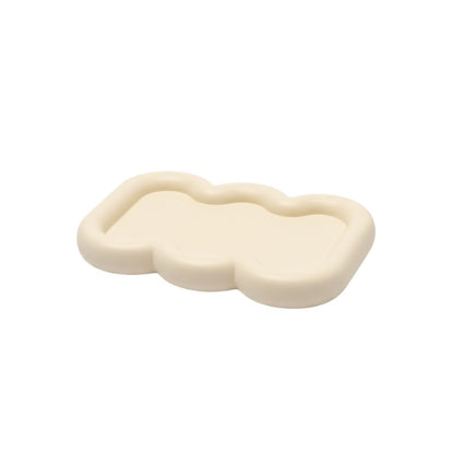 7" Pale Pink Resin Handmade Scalloped Trinket Tray HomeRoots