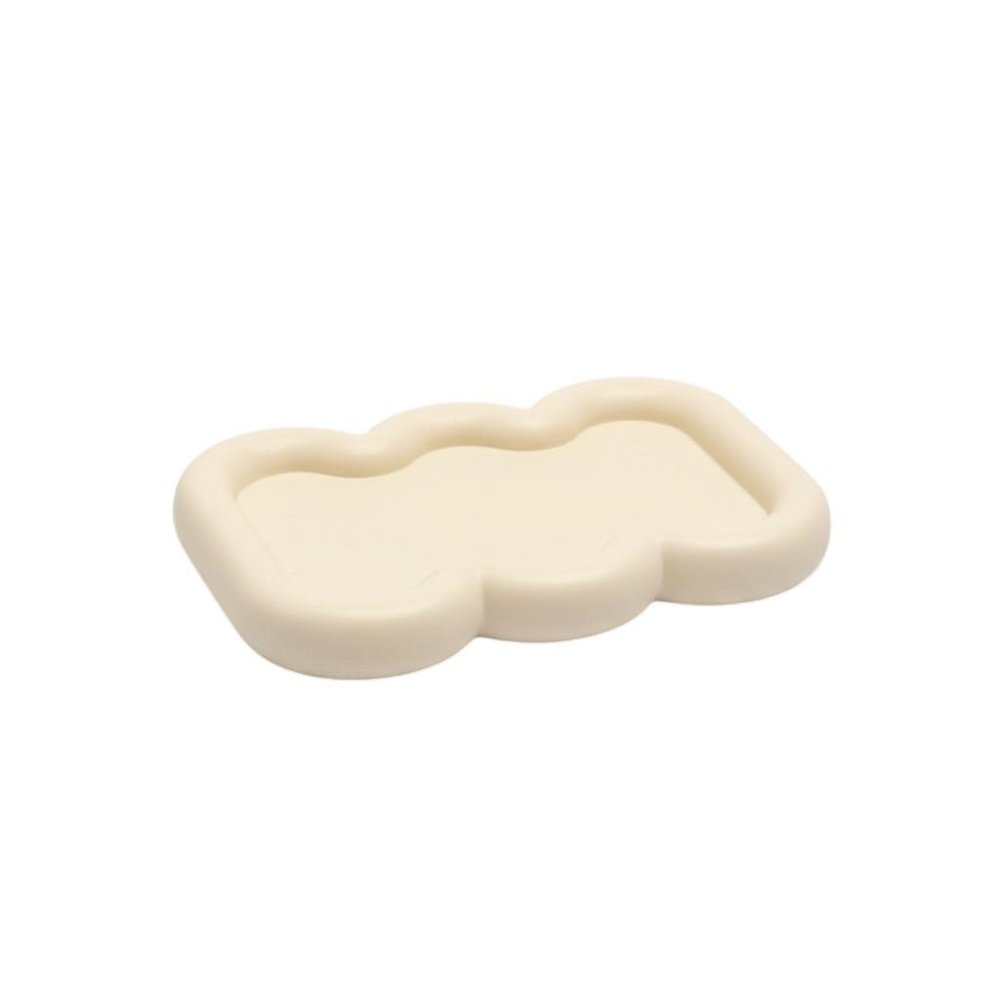 7" Pale Pink Resin Handmade Scalloped Trinket Tray HomeRoots