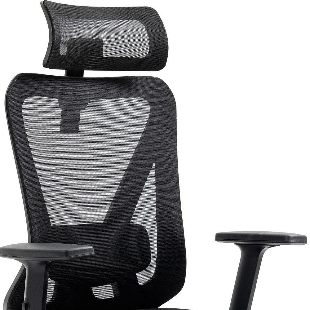 Black And Silver Adjustable Height Swivel Rolling Office Chair — view 4
