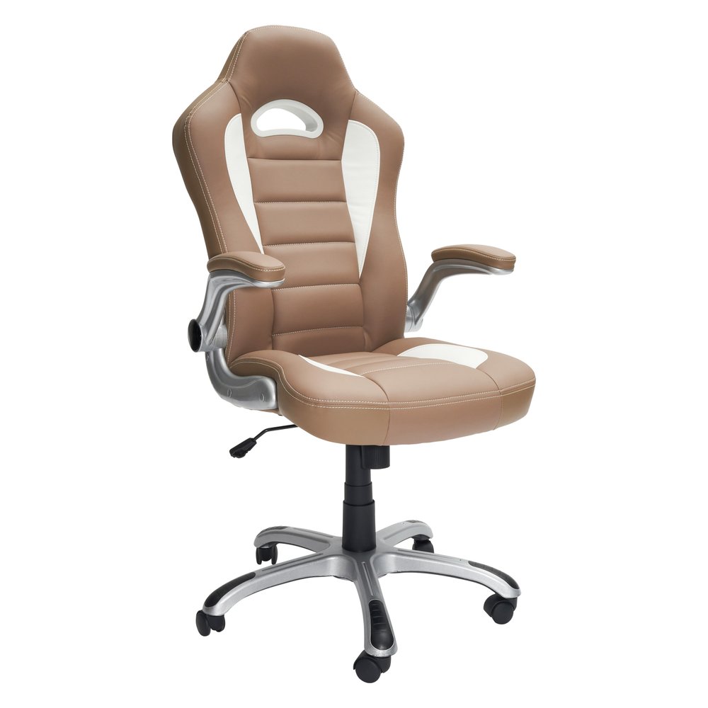 Camel Adjustable Height Swivel Rolling Office Chair — view 1