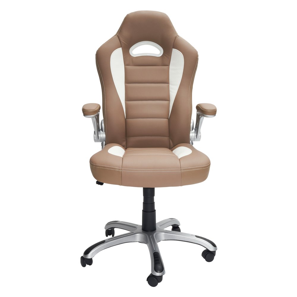 Camel Adjustable Height Swivel Rolling Office Chair HomeRoots