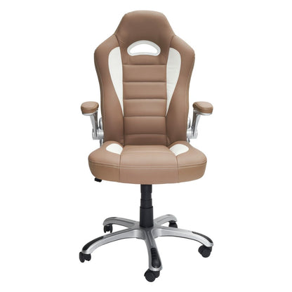 Camel Adjustable Height Swivel Rolling Office Chair HomeRoots