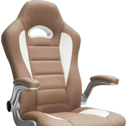 Camel Adjustable Height Swivel Rolling Office Chair HomeRoots
