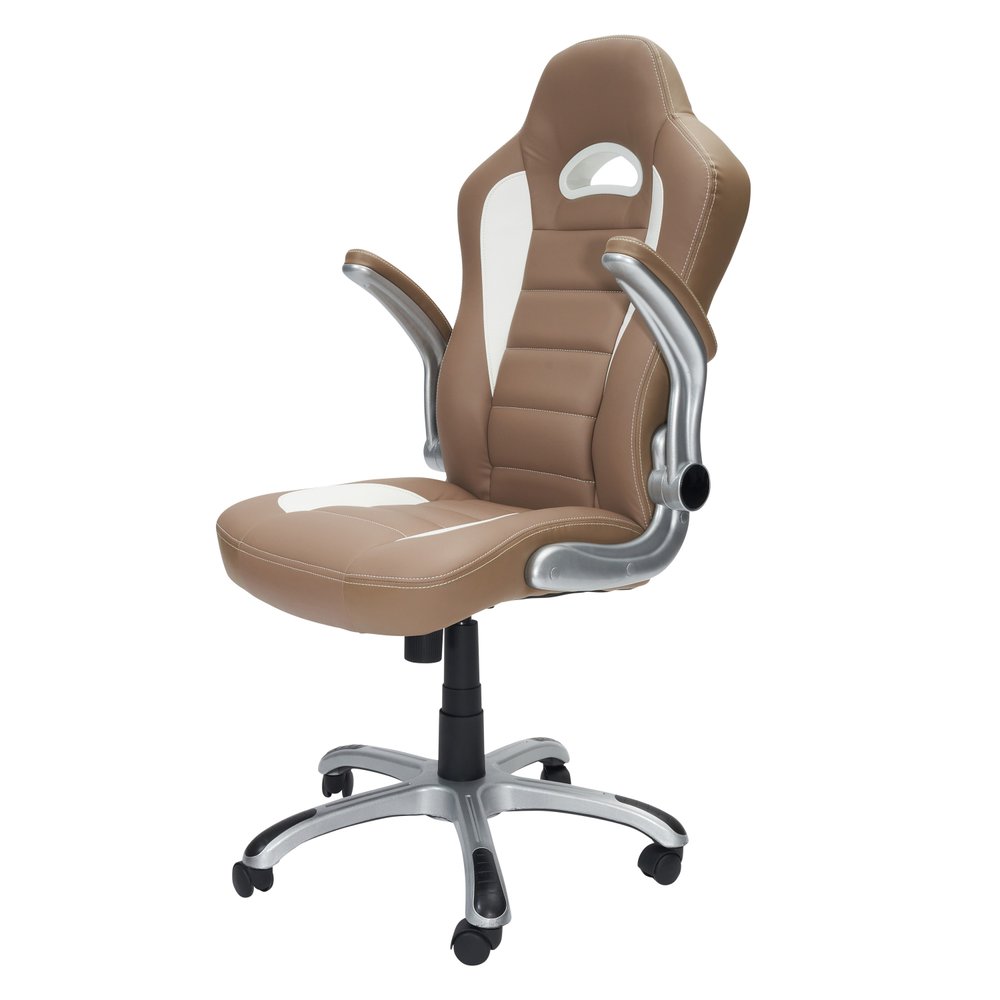Camel Adjustable Height Swivel Rolling Office Chair HomeRoots